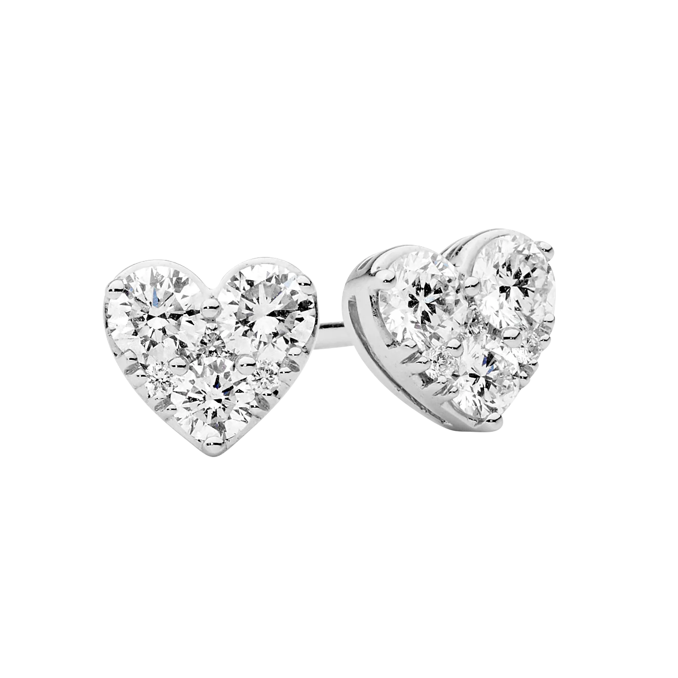 CLUSTER HEART STUDS - Image 3