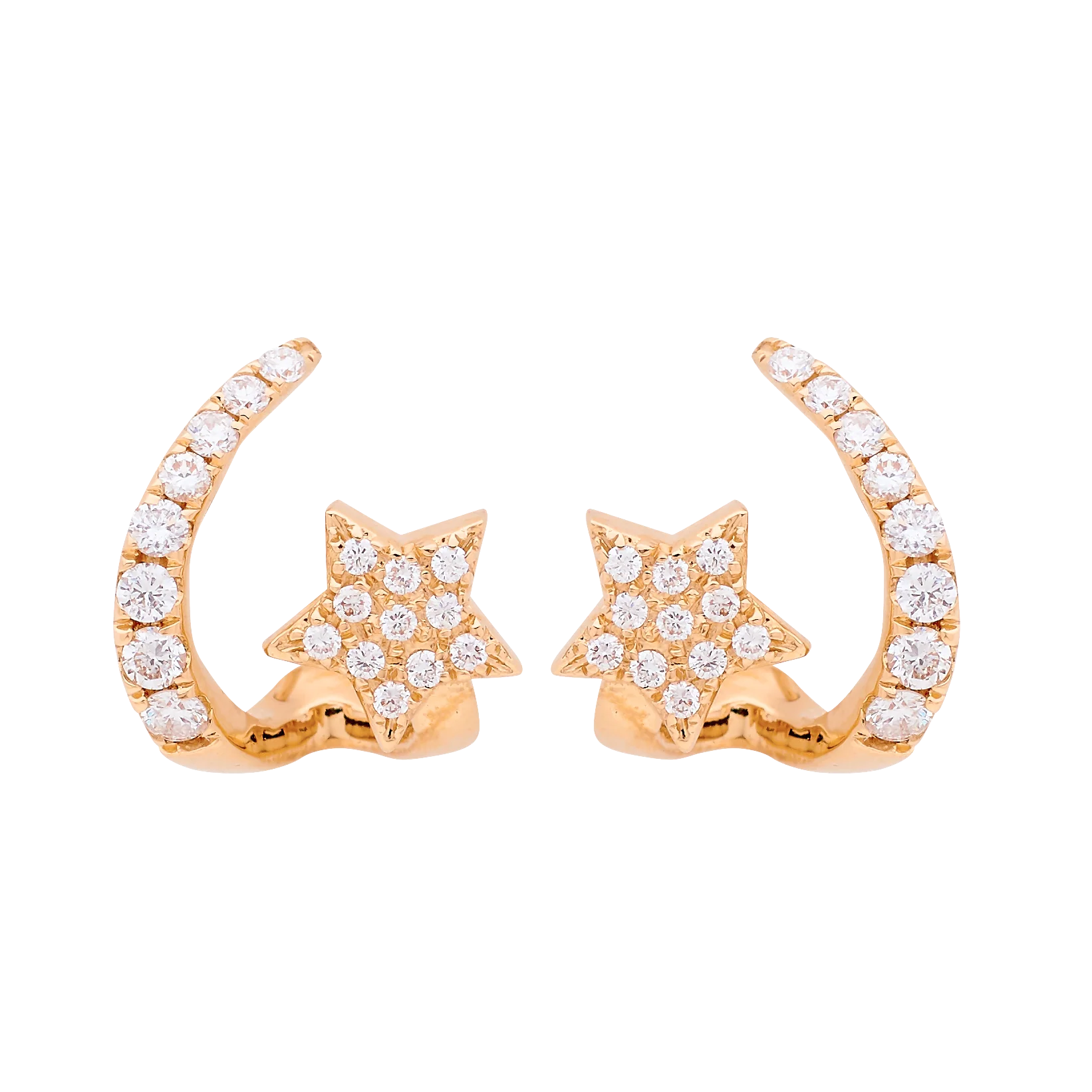 CURVED COMET EARRINGS
