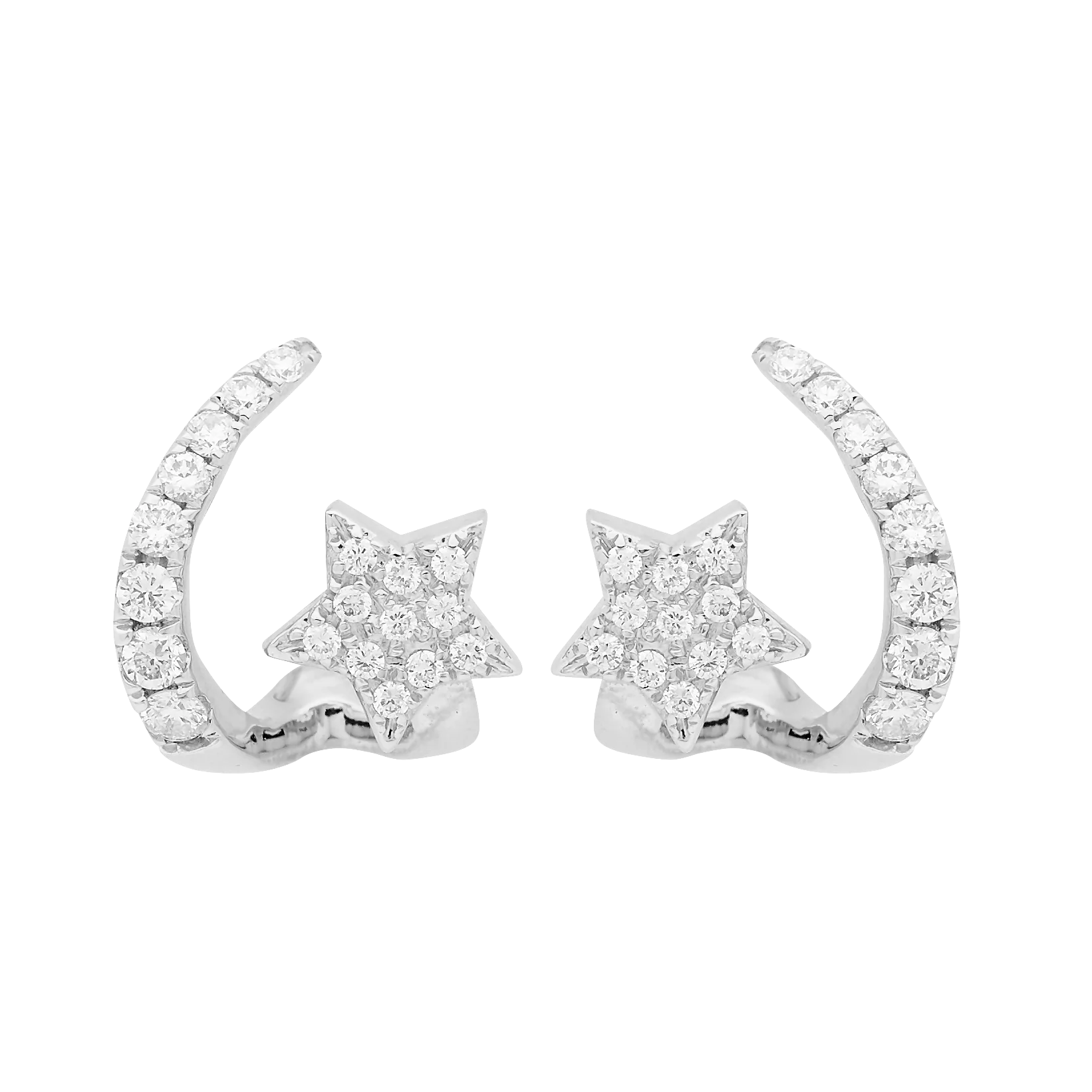 CURVED COMET EARRINGS - Image 2