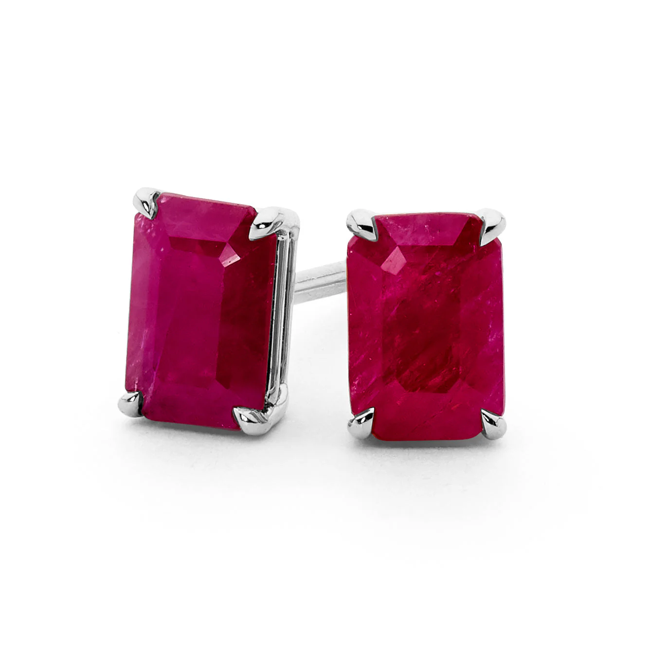 Emerald Cut Studs - Image 6