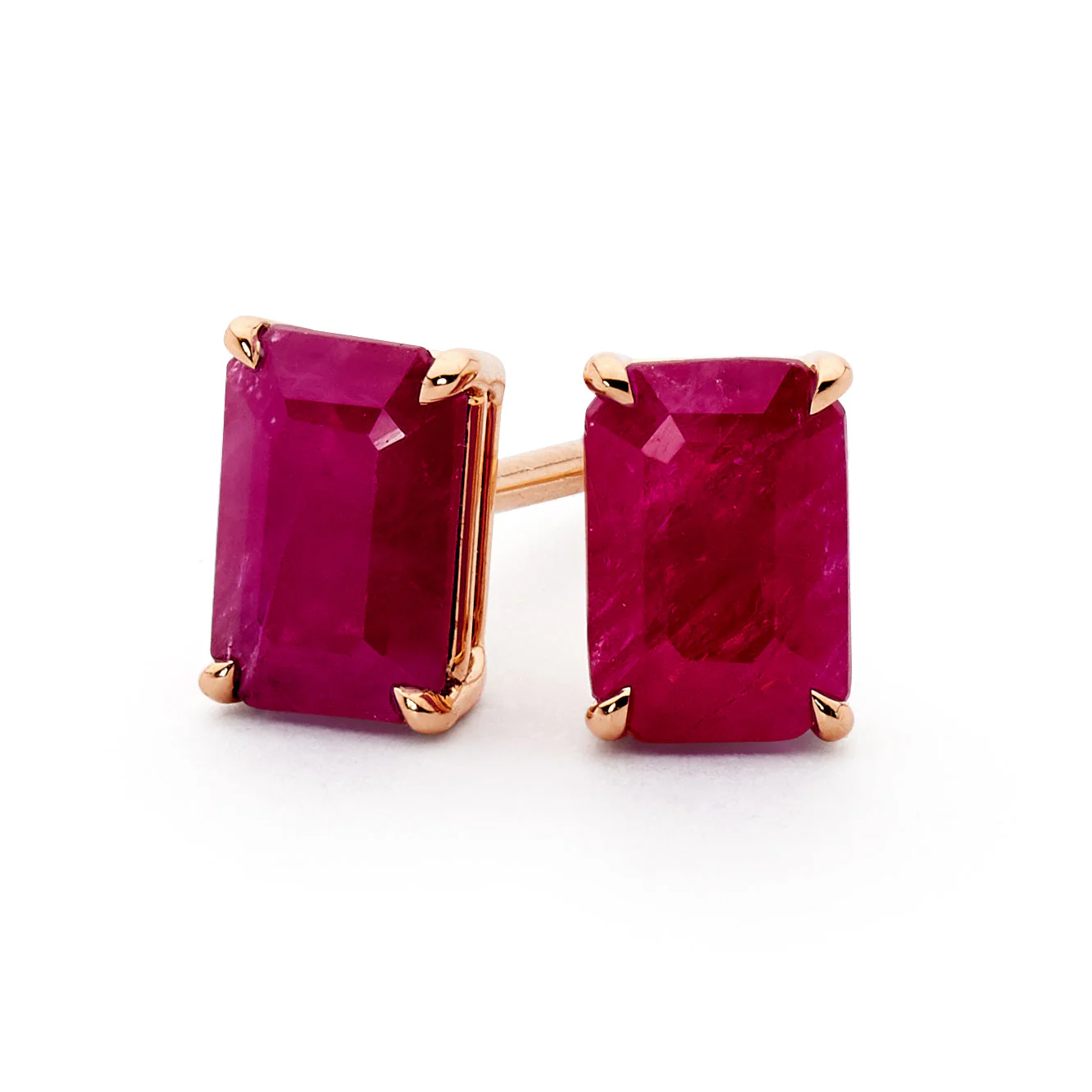Emerald Cut Studs - Image 7