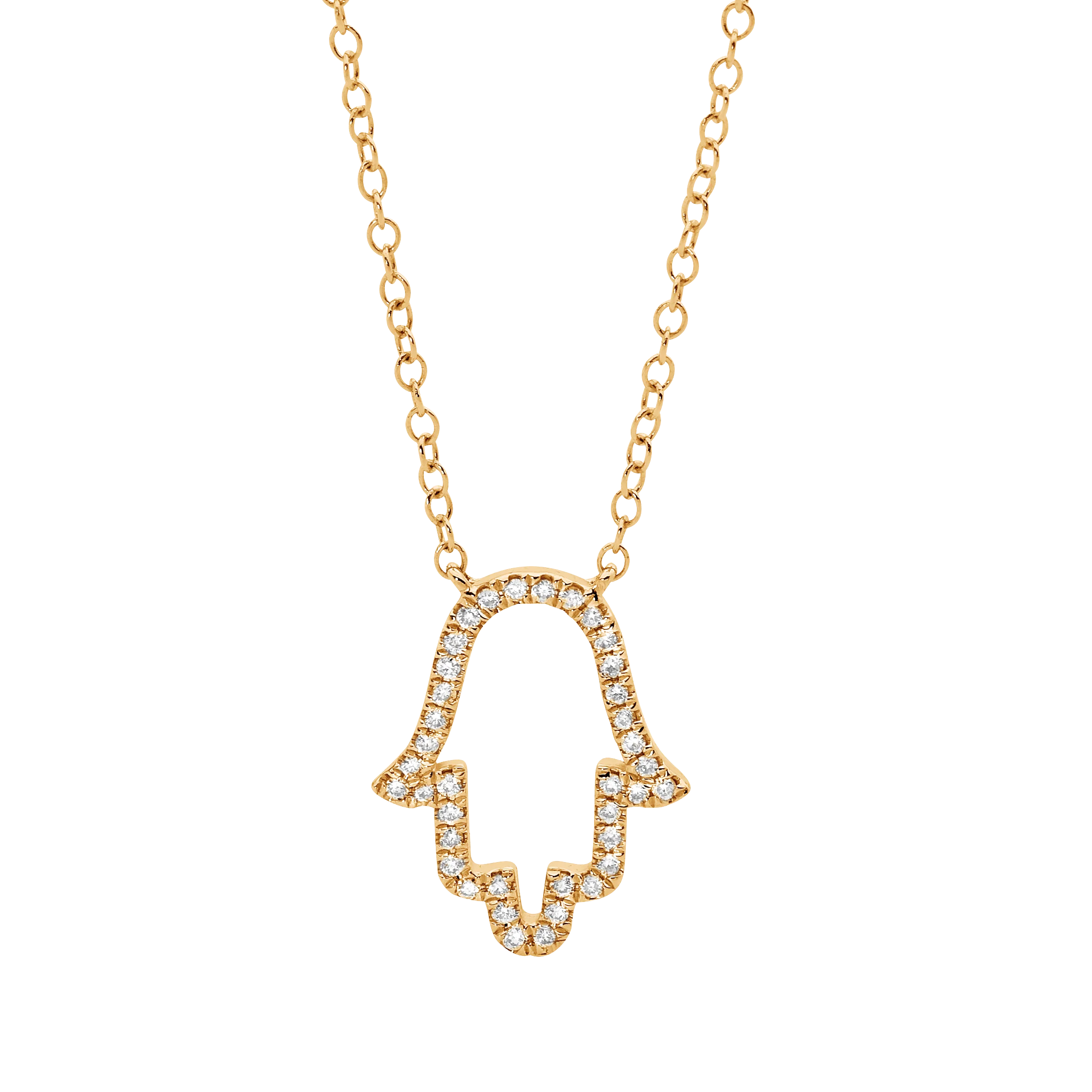 Hand of Fatima  Silhouette Necklace - Image 5