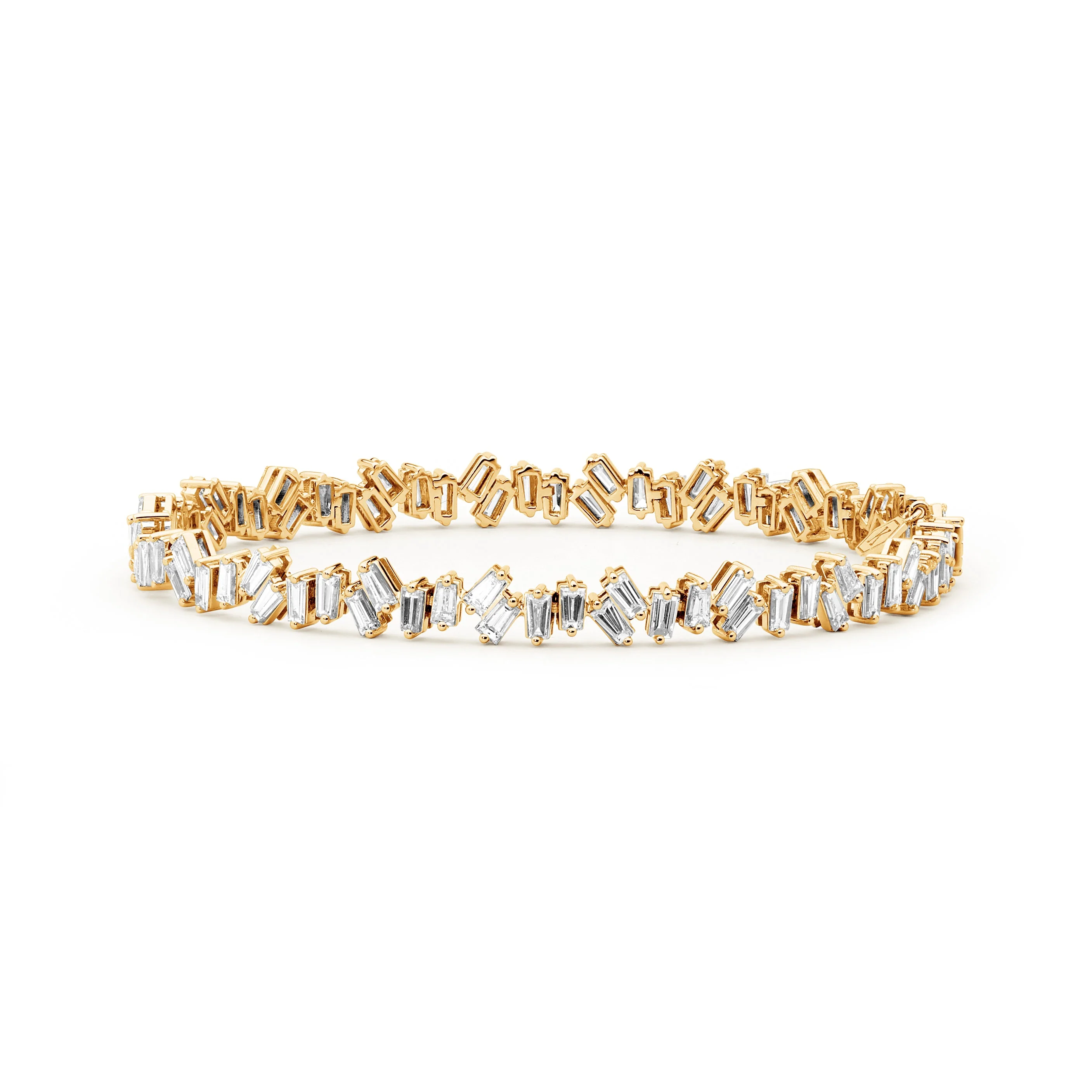 Lighting Baguette Cut Diamond Bracelet - Image 3