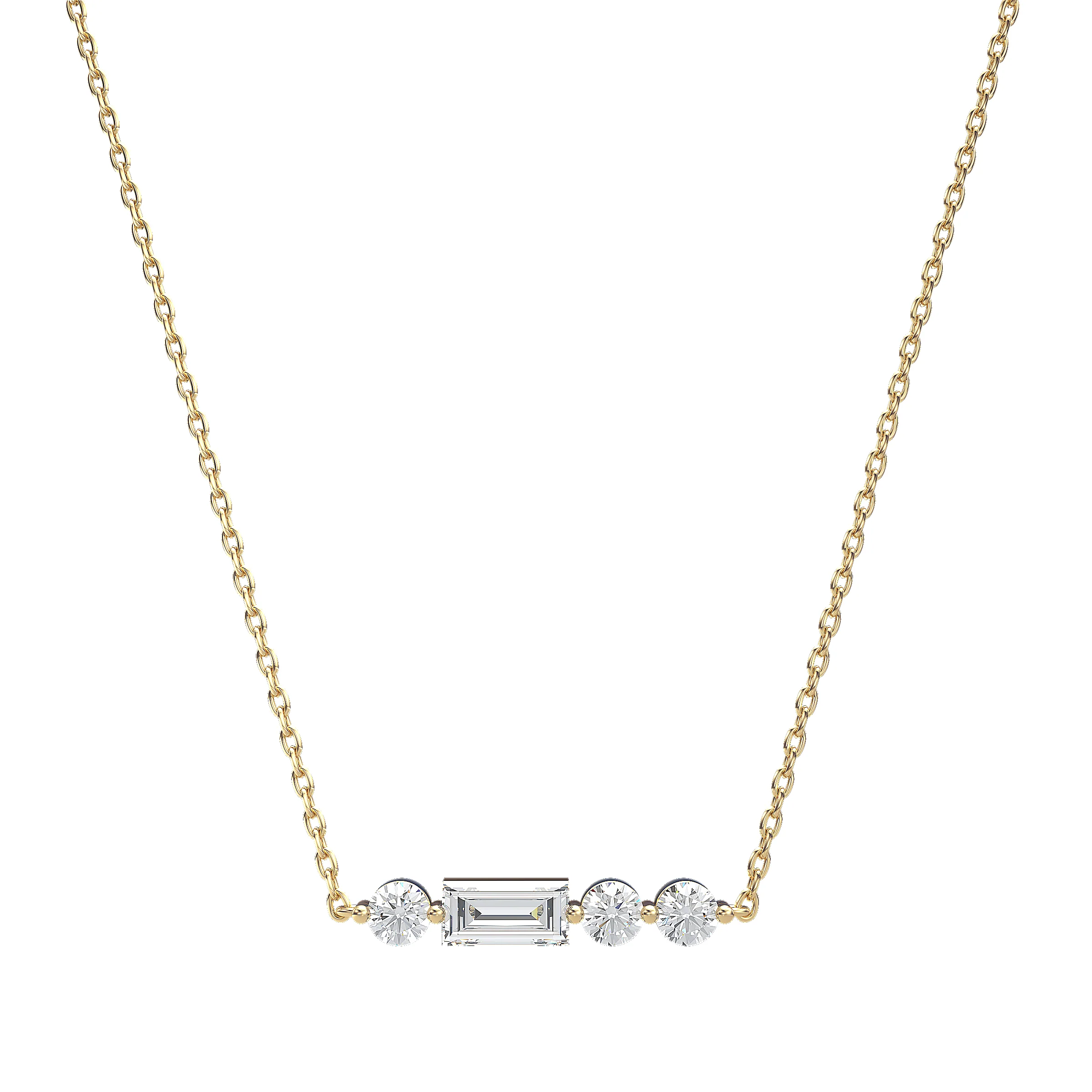 Morse Code Initial Necklace - Image 61