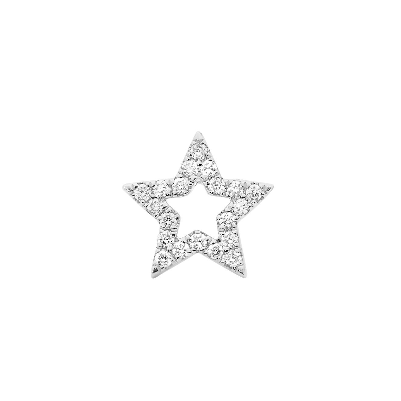 Open Star Single Stud
