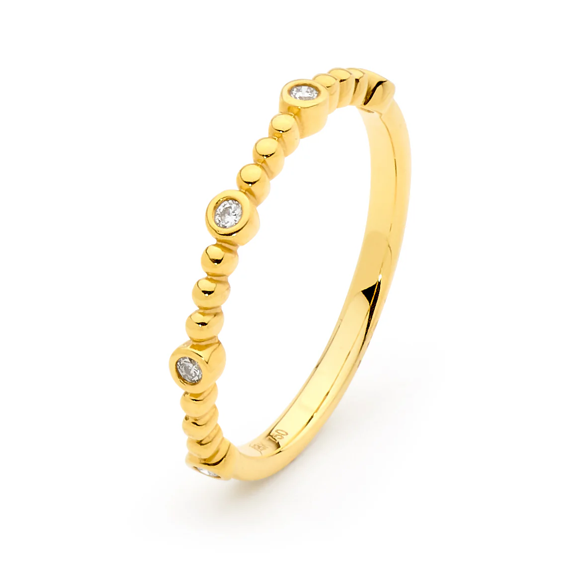 Ornate Fine Diamond Band - Image 3