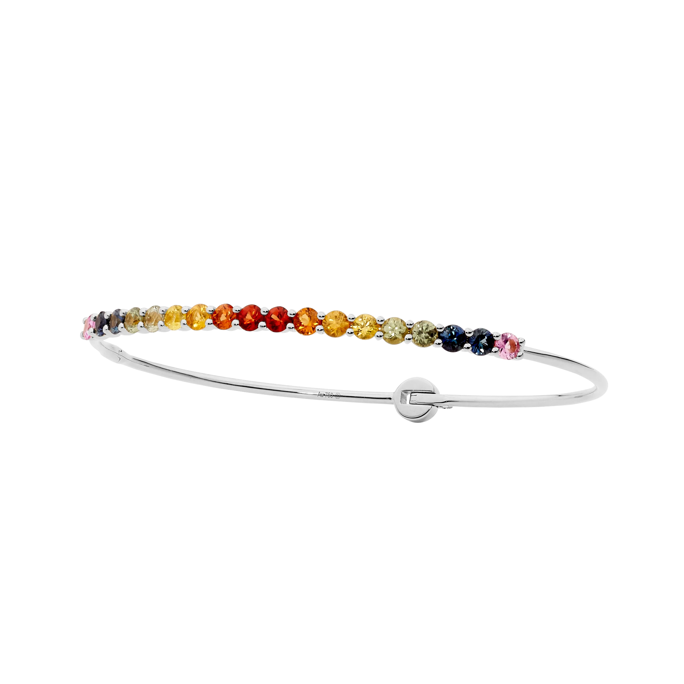 Sapphire Rainbow Bangle - Image 3