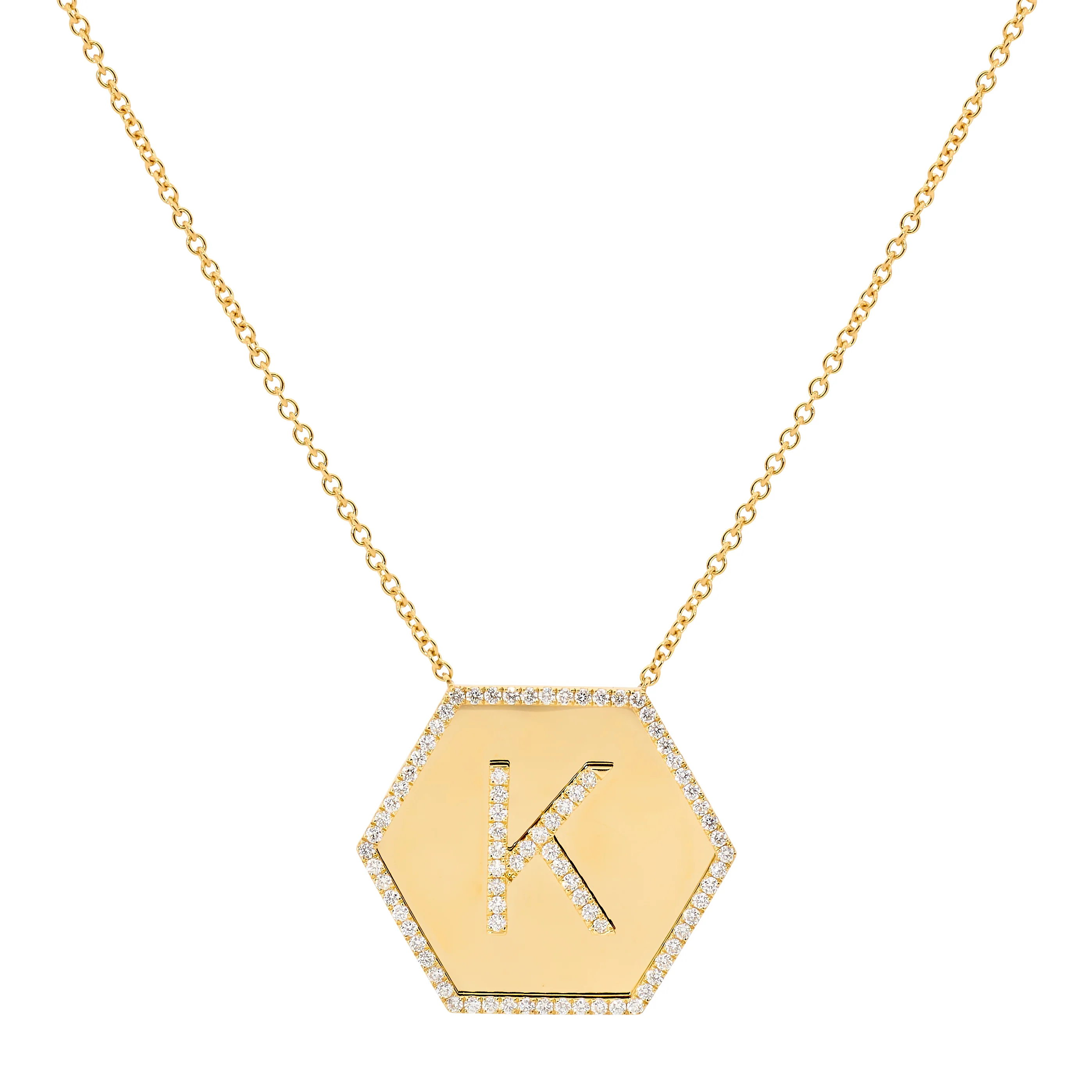 Statement K Necklace - Image 3